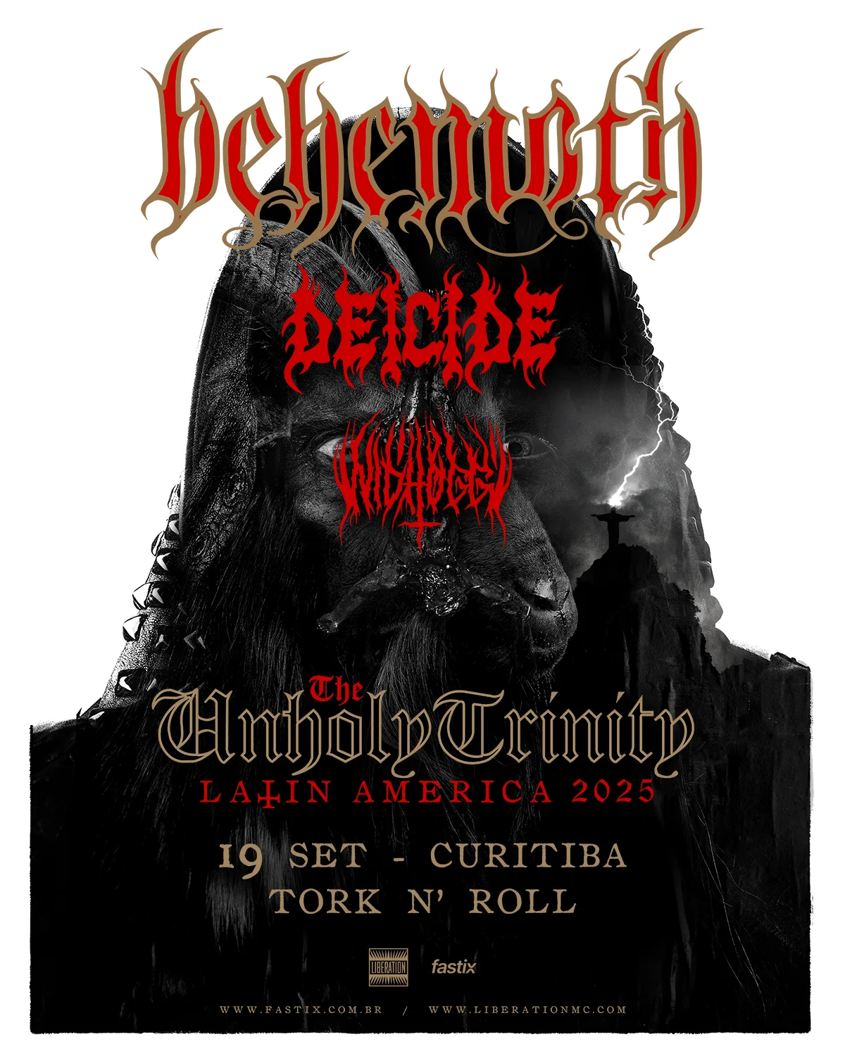 Behemoth traz a The Unholy Trinity Tour ao Brasil em setembro