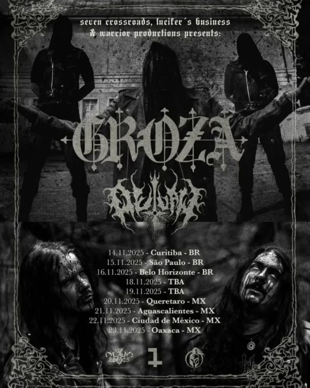 Próximos shows: Groza e Outlaw em Curitiba