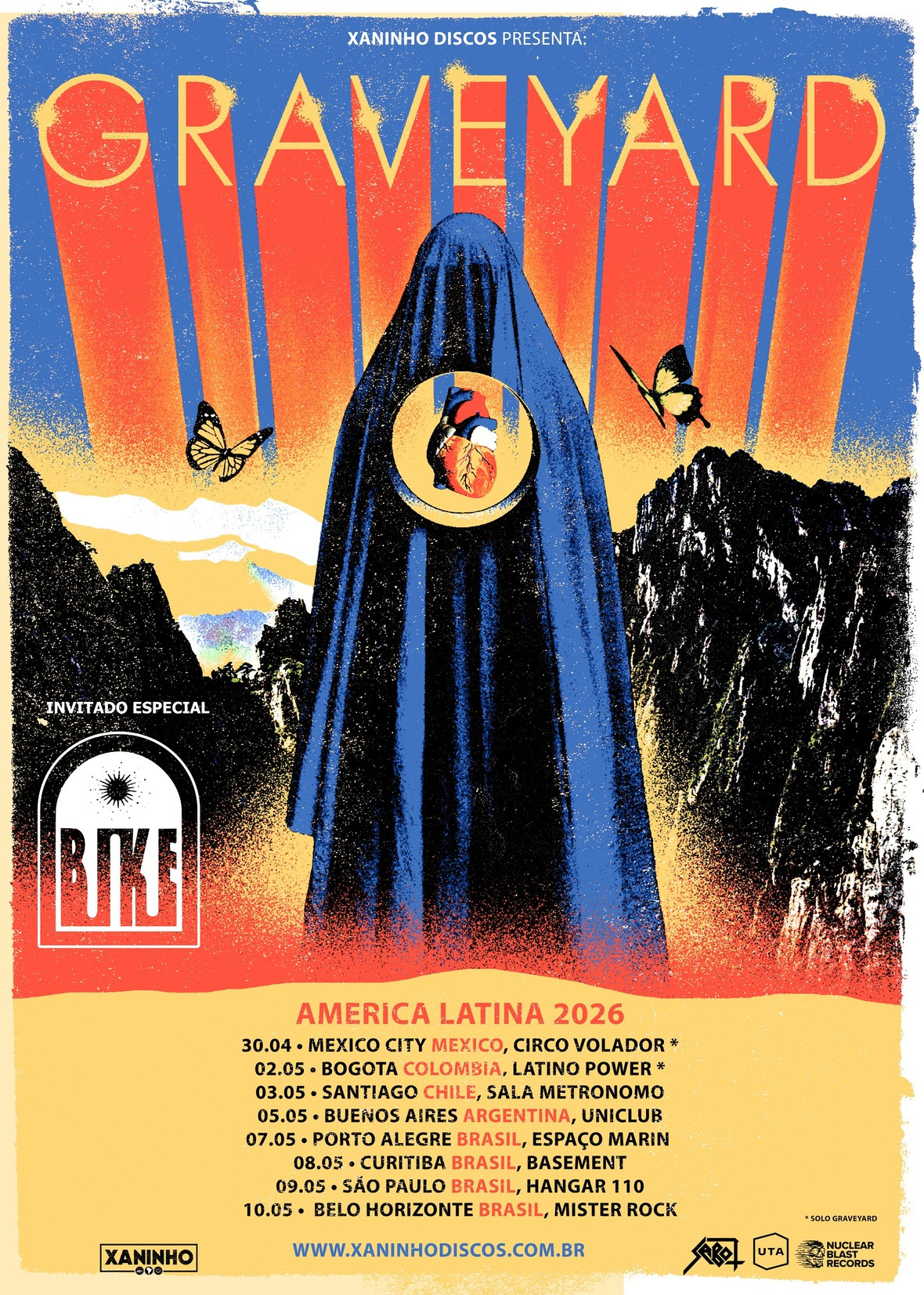 Próximos shows: Suecos do Graveyard voltam ao Brasil