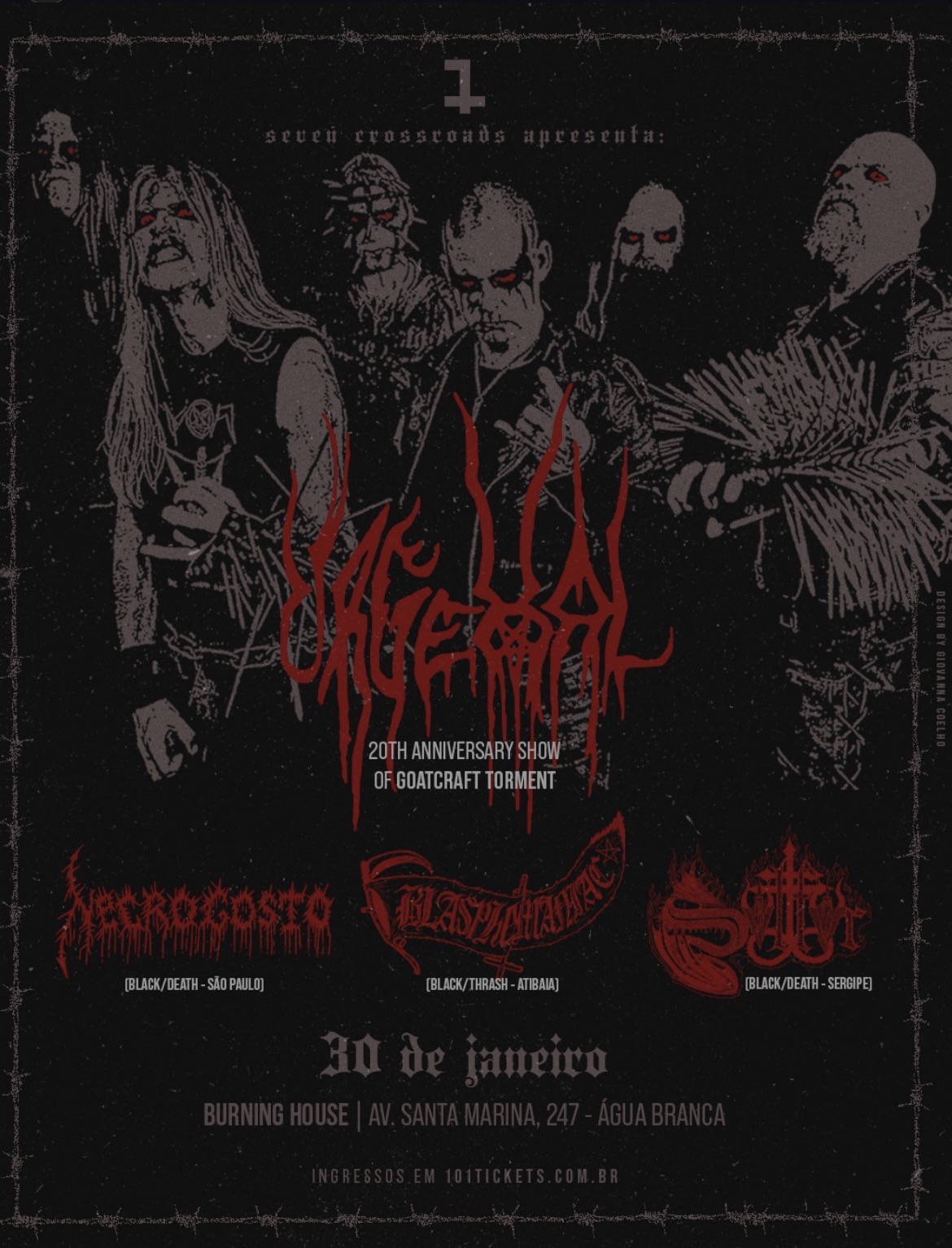 Urgehal faz show único em São Paulo