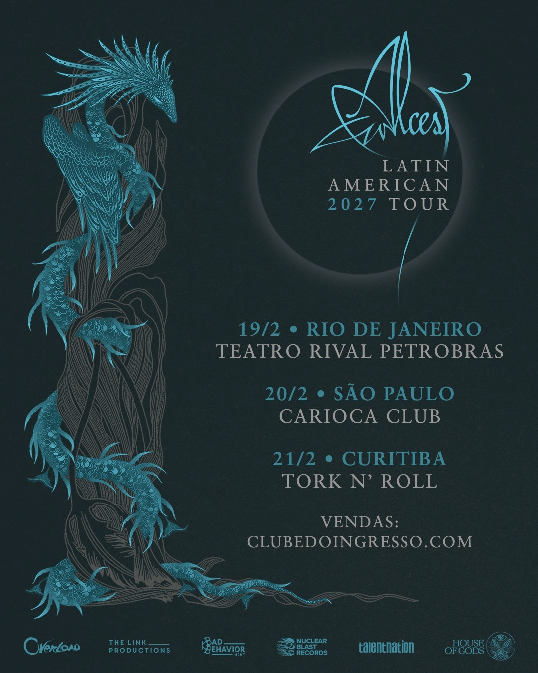 Alcest volta ao Brasil em fevereiro de 2027